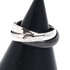 ち*ぐ様 Cartier トリニティリング Au750 セラミック 61 9.7 Cartier トリニティリング Au750 セラミック 61 9.7 - メルカリ