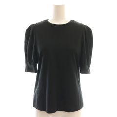 90s・美品】イヴサンローラン YSLロゴ刺繍 パフスリーブ Tシャツ M