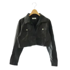 ダーリッチ Darich レザーショートジャケット フェイクレザー F ブラック /DF ■OSのサムネイル
