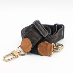 LOUIS VUITTON ショルダーストラップ ブラウン ヌメ革 キャンバス