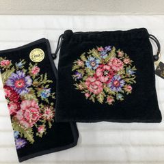 未使用品有】FEILER 巾着ポーチ タオルハンカチ 3点セット 花柄 - メルカリ