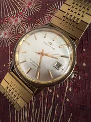 モバード　MOVADO☆テンポマティック☆チューラー　Wネーム☆自動巻き時計☆メンズ☆のサムネイル