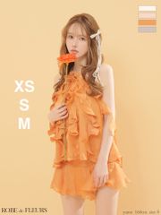 ブラウンS4074アニエルローブドフルールキャバドレスAngelR Sugar系