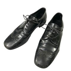 PRADA ウィングチップ エアソールレザーシューズ 6.5 - メルカリ