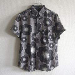 美品】 HOMME PLISSE ISSEY MIYAKE【プリーツ シャツ】3 ネイビー