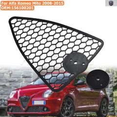 アルファロメオ ミト 艶消しシルバー 純正フロントグリル ALFA MiTo
