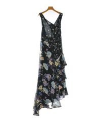 3.1 Phillip Lim ロングワンピース 総柄 コットン Vネック 白黒 3.1 Phillip Lim ロングワンピース 総柄 コットン Vネック 白黒 - メルカリ