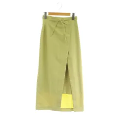 プロポーション ボディドレッシング PROPORTION BODY DRESSING スリットレイヤード風タイトスカート ロング S ライム /MY ■OS