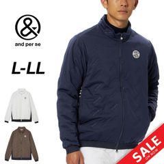 アンパスィ 中わたブルゾン メンズ ゴルフウェア and per se GOLF エ