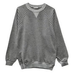 CECILENE ストライプ スウェット M MADE IN TAIWANのサムネイル