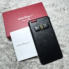 Salvatore Ferragamo フェラガモ iPhoneケース ブラック 箱付きのサムネイル