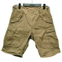 VISVIM ビズビム 品番 0118105008014 EIGER SANCTION SHORTS (GIZA C/NY) カーゴ ショーツ カーキ サイズ1 正規品 / 53088のサムネイル