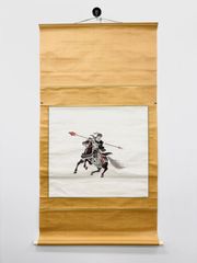 武者絵 掛軸 騎馬武者図上杉謙信 - メルカリ
