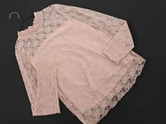 earth music&ecology アースミュージック＆エコロジー 総レース カットソー sizeS/ピンク ■◇ レディース