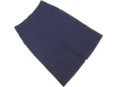 新品 COMPTOIR DES COTONNIERS コントワーデコトニエ スリット スカート size7/紺 ■■ レディースのサムネイル
