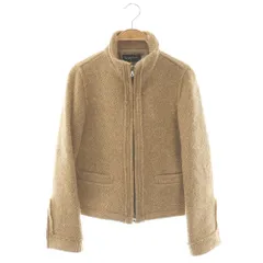マーガレットハウエル MARGARET HOWELL ウールハイネックジップアップジャケット 1 ベージュ /HK ■OSのサムネイル