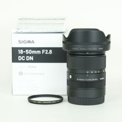 美品 | 高級フィルター付] SIGMA 18-50mm F2.8 DC DN｜Contemporary