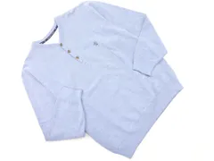 THE SCOTCH HOUSE スコッチハウス ワンポイント ニット セーター sizeM/紺 ■◇ メンズのサムネイル