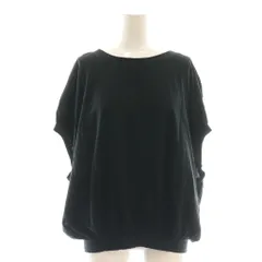 スピック&スパン Spick&Span ドライジャージーギャザープルオーバー カットソー ブラック /DF ■OSのサムネイル