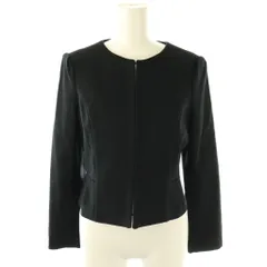 トッカ TOCCA ノーカラージャケット タック XS 黒 ブラック /AT ■OSのサムネイル
