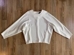 ♡新品タグ付♡ 16Gミラノ編みリボンスリーブニット ホワイト 20SS