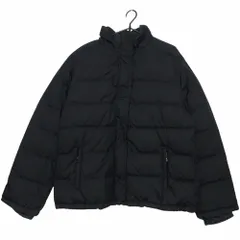 PRADA プラダ ダウンジャケット ブルゾン ナイロン スタンドカラー フード収納 アウター イタリア製 44 S ネイビー メンズ 【中古】