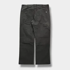 Dickies ペインターパンツ W34 ブラック フェード ワークパンツ ダック 極太 ディッキーズ