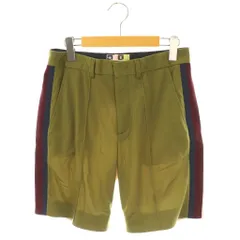 エムエスジーエム MSGM サイドラインショートパンツ ハーフパンツ 46 カーキ ベージュ マルチカラー /ES ■OS ■SHのサムネイル