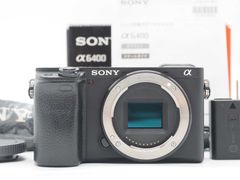 シャッター回数0回【新品 同様】 SONYα6400 ダブルズームレンズキット