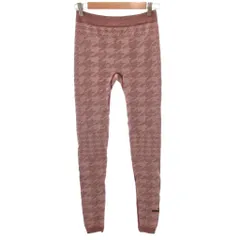 アディダス バイ ステラマッカートニー adidas by Stella McCartney ニット レギンス S 赤 レッド 総柄 ロング丈 /NL ■YHS13のサムネイル