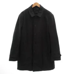 バナナリパブリック BANANA REPUBLIC ステンカラーコート XL 黒 ブラック ミドル丈 シングル /NUのサムネイル