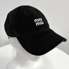 新品 MIU MIU　キャップ　黒のサムネイル