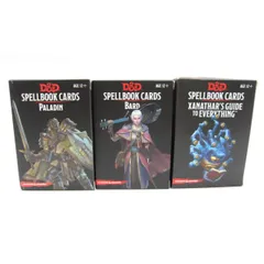 Spellbook Cards: Paladin/Bard/ Xanathar's (Dungeons & Dragons) 3SET □UZ481