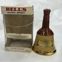 【未成年の飲酒は法律で禁じられています】BELLSデキャンター陶器ボトル750ml43度　ロングネックのサムネイル
