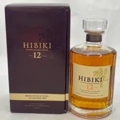 【未成年の飲酒は法律で禁じられています】サントリー　響　12年 ギフトボックス 700ml 1本　箱しおり付きのサムネイル