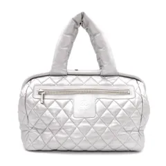 CHANEL シャネル コココクーン トートバッグ レザー シルバー ショルダーバッグのサムネイル