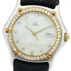 エベル EBEL 187911 クラシックウェーブ デイト ダイヤベゼル クォーツ レディース _949147のサムネイル