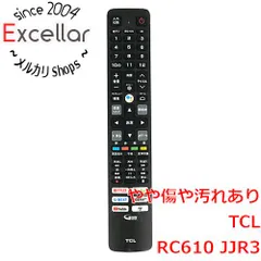 [bn:11] TCL　テレビ用リモコン　RC610 JJR3のサムネイル
