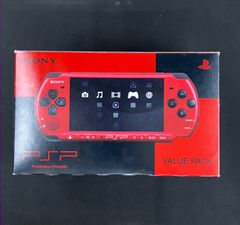 동작 확인 완료 PSP 3000 레드 블랙 VALUE PACK
