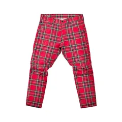 中古 G-Star RAW ジースター PHARRELL WILLIAMS ELWOOD X25 5622 3D TAPERED ファレルウィリアムス コラボ タータンチェック 立体裁断 エルウッド テーパード バイカーデニム ショップオーナー 私物アーカイブ