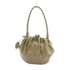 美品✨Sybillaシビラ ハンドバッグ ワンショルダー がま口 レザー 黒