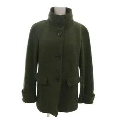 クリスチャンオジャール CHRISTIAN AUJARD 美品 スタンドカラージャケット ウール 11AT 緑 グリーン 無地 長袖 /MX ■GY99のサムネイル