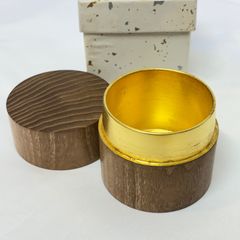 茶道具 棗 茶筒 茶入れ 桑 内金箔張り内金塗 薄茶器 茶道具 棗 茶筒 茶入れ 本桑 内金箔張り内金塗 薄茶器 - メルカリ