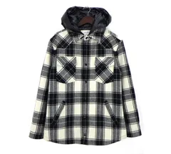 セリーヌ CELINE 21AW 【 Hooded Overshirt Checked Wool 2W410001O 】 フード 着脱式 オーバー サイズ ウール チェック シャツ ジャケット 50607のサムネイル