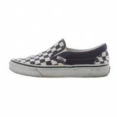 バンズ VANS チェッカー スリッポン 23.5cm 紫 パープル 白のサムネイル