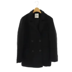 ジェイダ GYDA 24AW ツイード中綿ダブルジャケットコート アウター F ブラック /DF ■OSのサムネイル