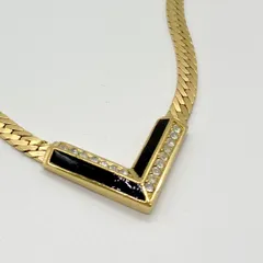Christian Dior ディオール ヴィンテージ Vモチーフ ネックレス　620403