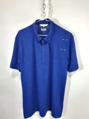 エル ELLE ゴルフ golf ブルー blue 半袖 short-sleeved ポロ polo シャツ shirt