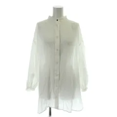 セオリーリュクス theory luxe 21SS ICY LAWN FRANCES シャツ ブラウス 38 白 ホワイト バンドカラー 長袖 /AP