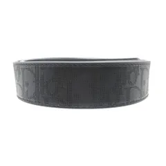 DIOR HOMME ディオール・オム ベルト CD ICON オブリーク ロゴ総柄 ベルト レザー リバーシブル バックルなし ブラック  90/36 メンズ 【中古】のサムネイル